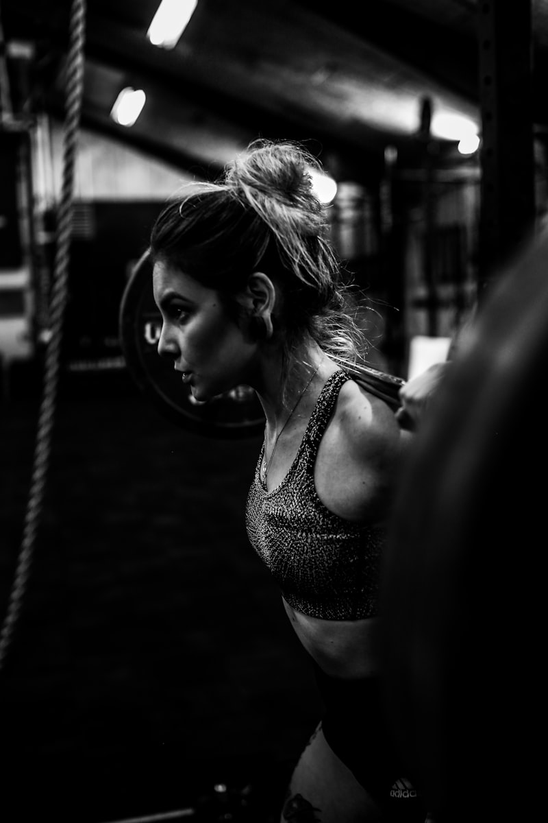Coach crossfit femme sportive