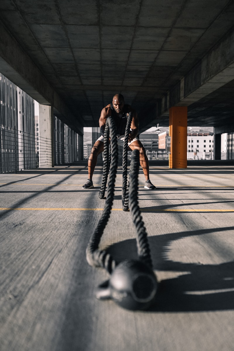 Seance de crossfit en plein air