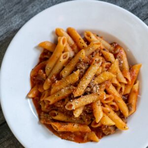 Penne aux grillons